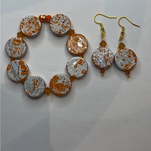 217 “ Orange 🍊 creamsicle “ Jewelry Set - Picture 9 of 11